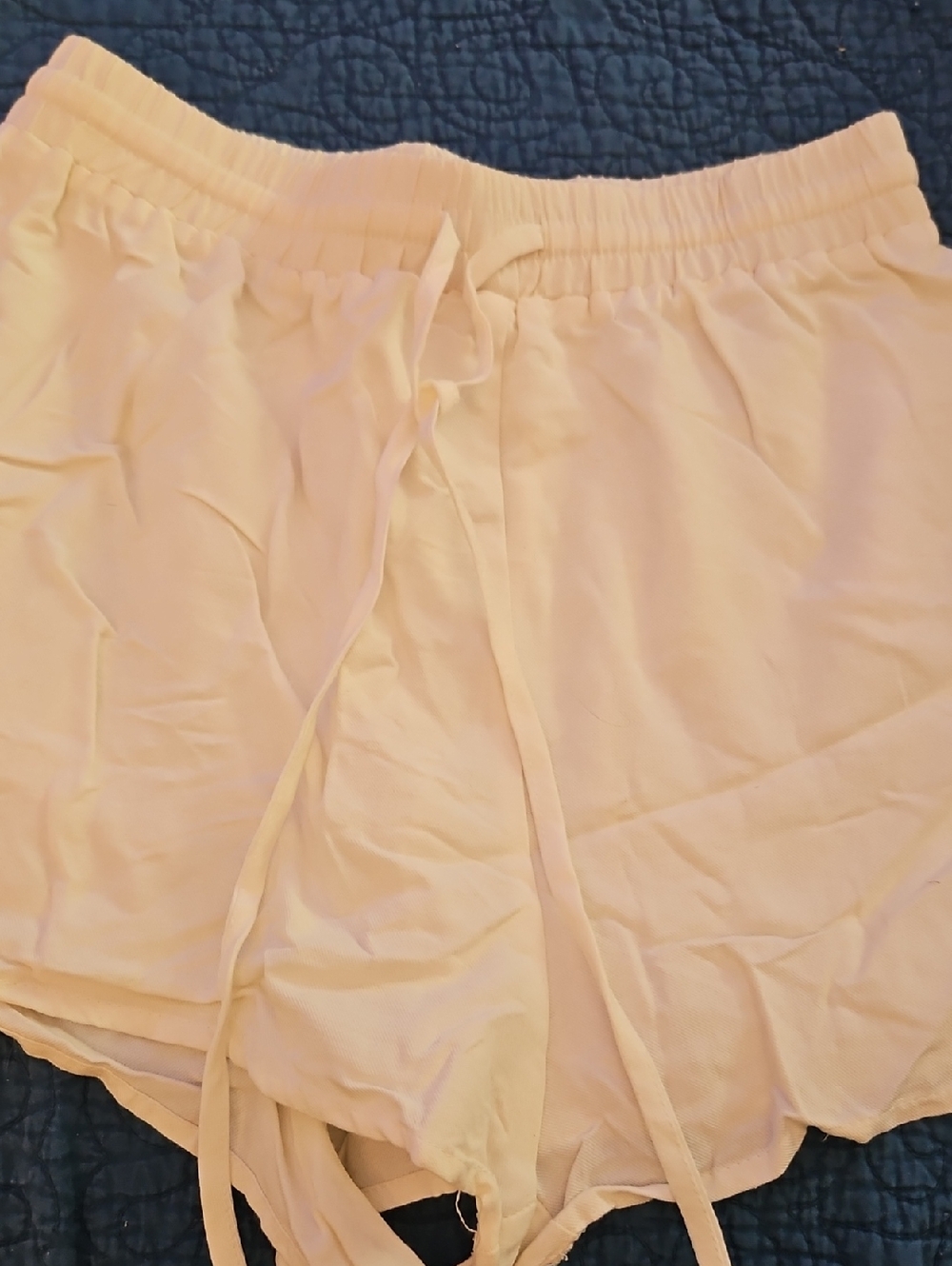 Women’s Lightweight Drawstring Shorts - Cream